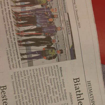 Presseartikel Skiverband Bayerwald Biathlon Winter 2019/2020 thumbnail